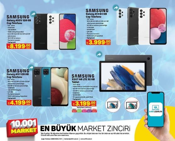 A101’den Müjde! Samsung Telefonlar, Tabletler Philips Televizyonlar, Yarı Fiyatına Satışa Sunuluyor! İşte A101’deki Dev Teknoloji İndirimi! 1