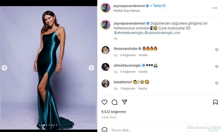 Volkan Demirel’in Eşinden Yürek Hoplatan Paylaşım! Daracık Saten Elbisesiyle Kuğu Gibi... Güzelliğiyle Sadece Volkan’ın Değil Herkesin Aklını Başından Aldı... Görenler Dönüp Tekrar Baktı! 3