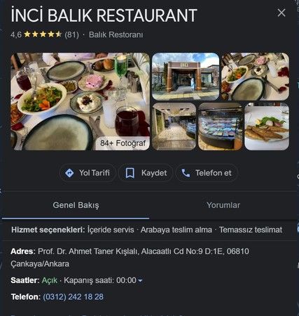 Ankara’daki En İyi Balık Restoranları Belli Oldu! Fevzi Hoca, Sur, Balıkçıköy, Taka, İnci! Bir Kez Gidenler Her Gün Uğramak İstiyor! İşte Ankara En iyi Balık Restoranları 9