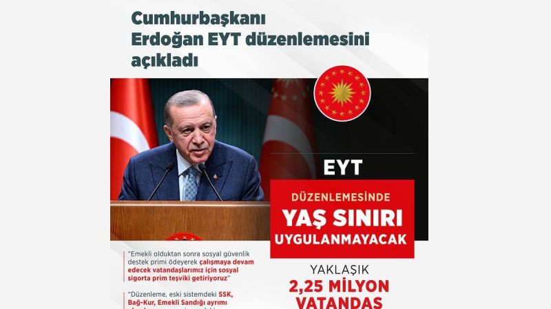 Cumhurbaşkanı Recep Erdoğan’dan EYT Açıklama! Milyonlarca Kişi Bu Haberi Bekliyordu; Halay Çekilmeye Başlandı… 3