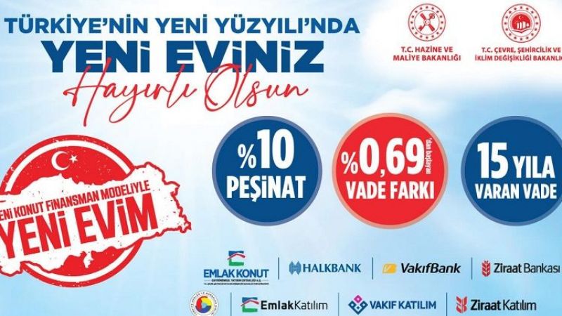 Herkes Ev Sahibi Olsun Diye 2 Bakanlık Düğmeye Bastı! 15 Yıl Vade, 0.69 Faiz Oranıyla Türkiye'nin En Büyük Ev Projesi Başladı! Başvuru Ekranı 1