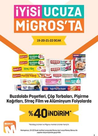 Migros Market’ten Flaş İndirim Haberi! 19 Ocak – 3 Şubat Kataloğu Açıklandı! Yağ, Kırmızı Et, Un, Yoğurt… 7