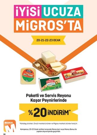 Migros Market’ten Flaş İndirim Haberi! 19 Ocak – 3 Şubat Kataloğu Açıklandı! Yağ, Kırmızı Et, Un, Yoğurt… 10