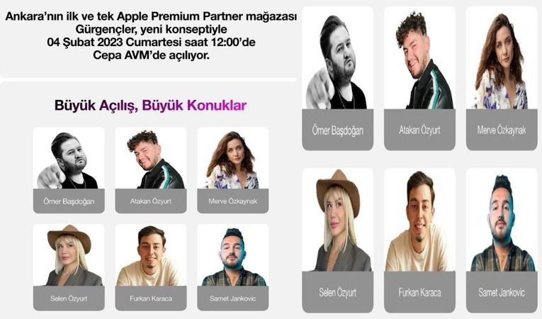 Ankara Çepa AVM'de Gürgençler Apple Mağazası Açıyor! İphone 11, 13, 14 Telefon Fiyatları Yarıya Düştü! 14.999 TL, 24.999 TL, 29.999 TL Yetişen Alacak! 2