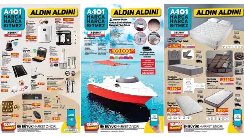 A101 Yine Yeniden Tekne Kampanyası Düzenledi! Bu Sefer Kırmızı Fiber Tekne Geliyor! Yok Yok… Yıllardır Beklenen Ürünler Geliyor! 3