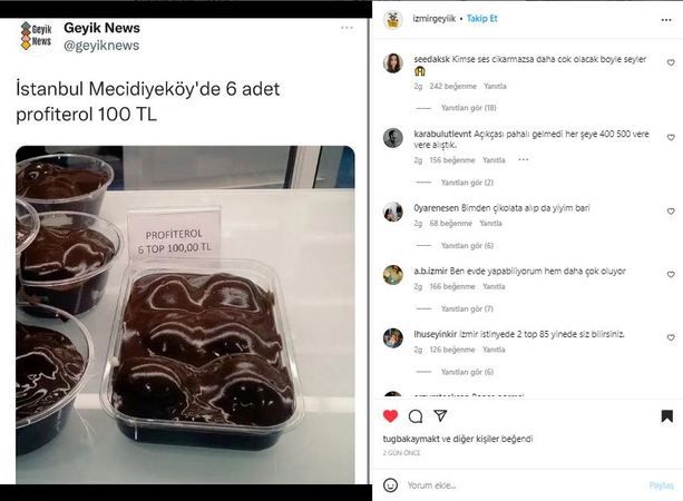 Bundan Sonra Tatlı Krizine Girdiğiniz An Cebiniz Yanacak! 6 Tane Profiterolün Fiyatını Duyan Mosmor Kesildi… 3