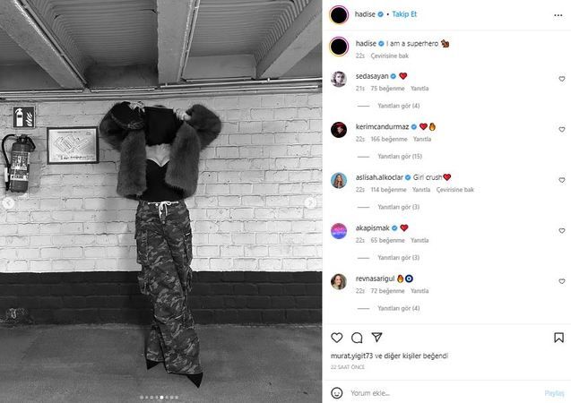 Hadise Resmen Alev Alev… Göğüs Dekoltesiyle Instagram’ı Neye Uğradığına Şaşırttı! Tişörtünü Kaldırıp… 3