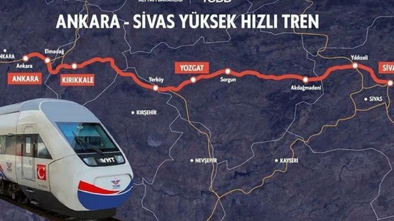 Ankara-Sivas Hızlı Tren Hattı Açılışına Son 25 Gün Kaldı! Ankara-Sivas 2 Saat, Ankara-Yozgat 1 saate İniyor! O Tarihte Hizmete Giriyor… 1