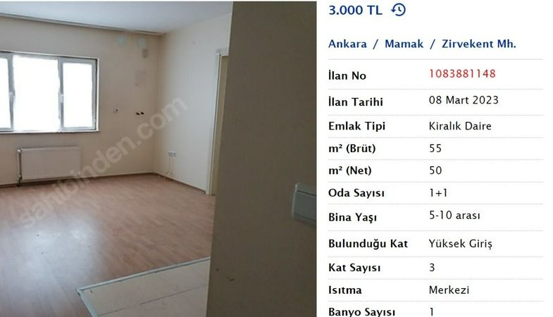 Ankara’nın Bu Semtlerinde Evler Çok Ucuz…Herkese Bu Bölgelerden Ev Tutuyor? Ankara’da en ucuz kiralık evler hangi semtte? 13