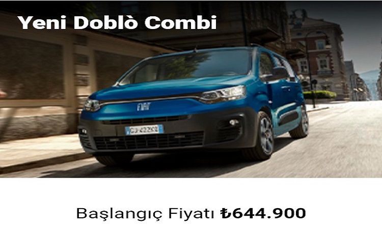 Fiat Doblo 2023 Haziran Fiyat Listesini Güncelledi! Rakamları Gören Şok Oldu! İşte Fiat Doblo Cargo, Combi, Fiorino, Pratico, Frigo, Scudo, Ulysse Fiyatları... 1