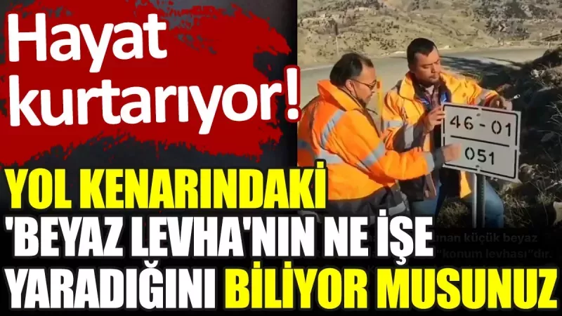 Yollarda Bulunan Beyaz Levha, Ne Anlama Geliyor? Birçok Kişi Bu Levhanın Ne İşe Yaradığını Bilmiyor… 4