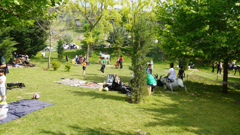 Ankara'da Piknikçilerin Adresi Belli Oldu! Kartaltepe Mesire Alanına Yoğun İlgi! 6