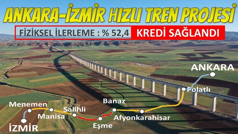 Ankara – İzmir Hızlı Tren Hattı Açılıyor: Adil Karaismailoğlu Konuştu, Doğrudan Tarih Verdi! Tam 508 Kilometre Uzunluğunda Olacak 3