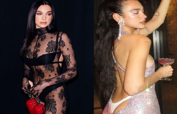 İngiliz Şarkıcı Dua Lipa’dan Nefes Kesen Bikinili Pozlar! Kusursuz Fiziğiyle Versace Bikini Koleksiyonunu Tanıttı 4