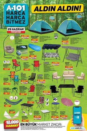 A101 Yaz İndirimleri: Tatile Gitmeden Mutlaka Uğrayın! Dev Kamp Çadırları Bile 699,95 TL’ye Düşecek! İşte 29 Haziran 2023 Perşembe A101 İndirimleri 3