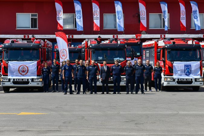 Ankara İtfaiyesi Hızır Gibi Yetişecek! 130 Yeni Araç Filosuyla Can ve Mal Güvenliği... İşte Acil İtfaye Hizmetleri 5