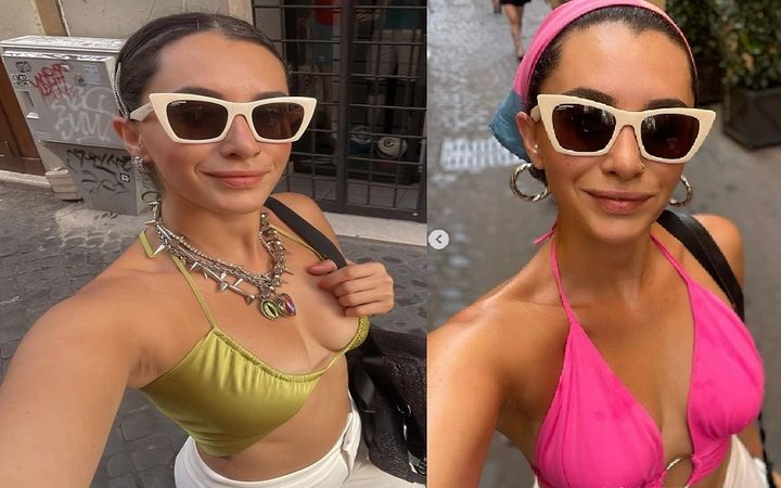 Hande Doğandemir’in bikinili pozları sosyal medyayı büyüledi: Gören etkisinden çıkamıyor! Peş peşe paylaştı, her rengi giydi! 3