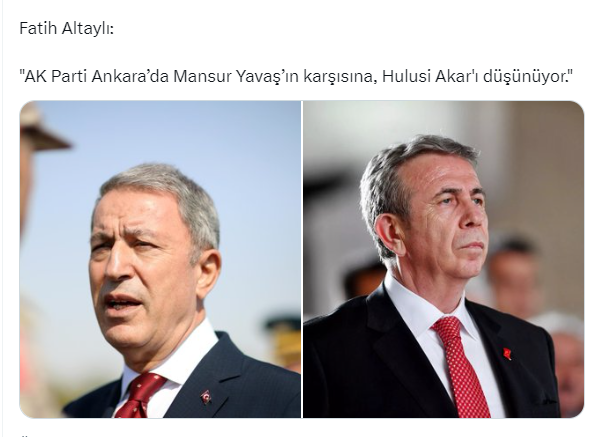Ankara Kulislerinde Büyük Sürpriz! Ankara’nın Ak Parti Adayı Hulusi Akar Mı? Hulusi Akar Kimdir, Kaç Yaşında? 2