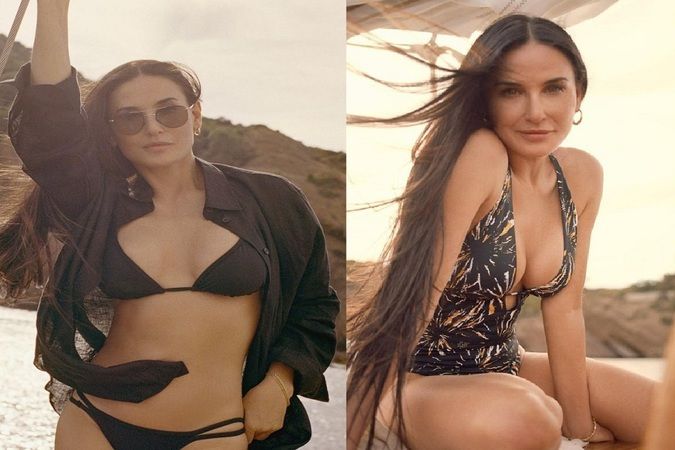 60'lık Demi Moore, İncecik Beliyle 18’lik Genç Kızlara Taş Çıkardı! Bikinisini Göstere Göstere Paylaştı! Görenleri Kan Ter İçerisinde Bıraktı! “Kraliçe” 2