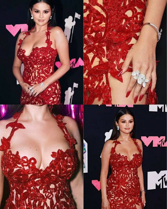 Selena Gomez’in derin göğüs dekolteli elbisesi sosyal medyayı kaynattı: Eleştiri yağınca sessiz kalmadı! “Bir daha asla…” 3