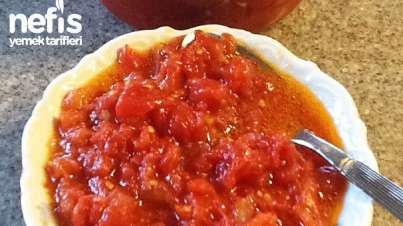 Menemen, Salçalı Makarna: Tek Bir Sırrı Var! Yazın Bereketi Kışa Taşınacak! İşte En İyi Domates Konservesi Tarifi 3