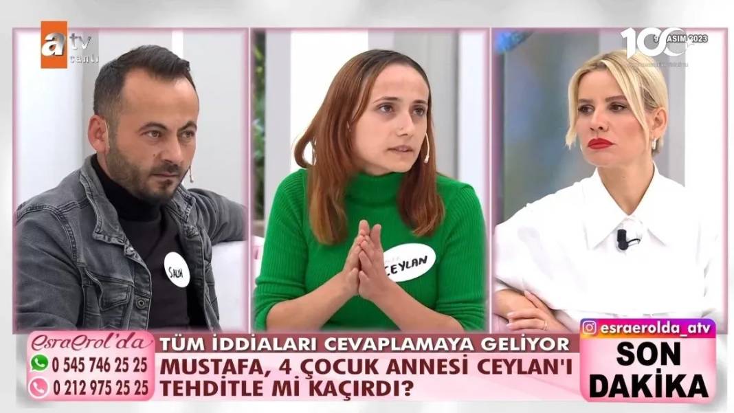 Esra Erol’da bu da oldu: Önce kaçtı, sonra kaçırıldığını iddia etti! Salih ile Ceylan’ın yüzleşmesi stüdyoyu gerdi! Meğer… 1