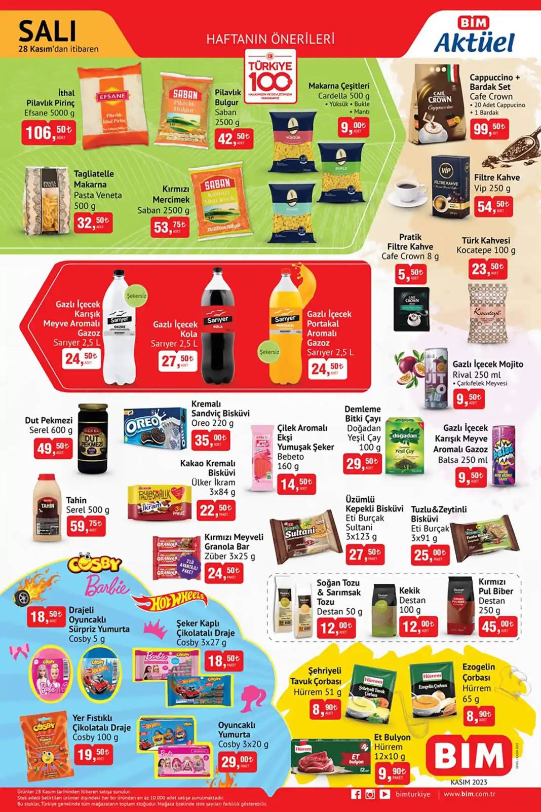 BİM'de Makarna sadece 9 TL'ye Satılıyor! Kekik, Pul Biber, Sarımsak Tozu ve Bitki Çayı Fiyatları düştü! 2
