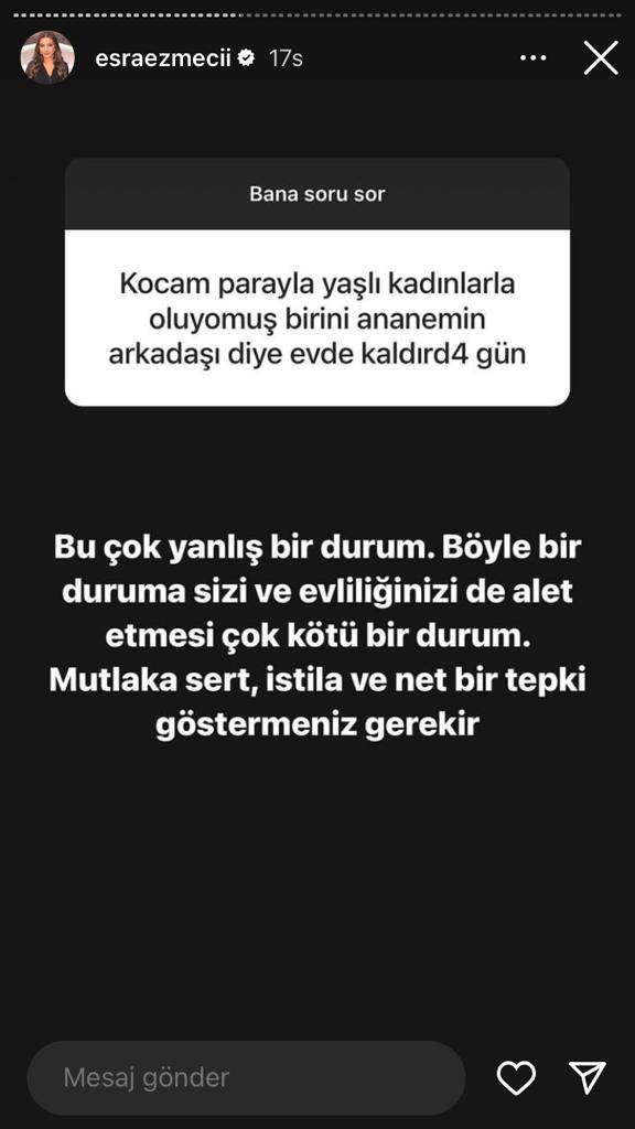 Esra Ezmeci’nin takipçilerinden itiraflar peş peşe! Biri yaşlı kadınlarla ücret karşılığı birlikte oldu, biri kayınbabasına aşık 3