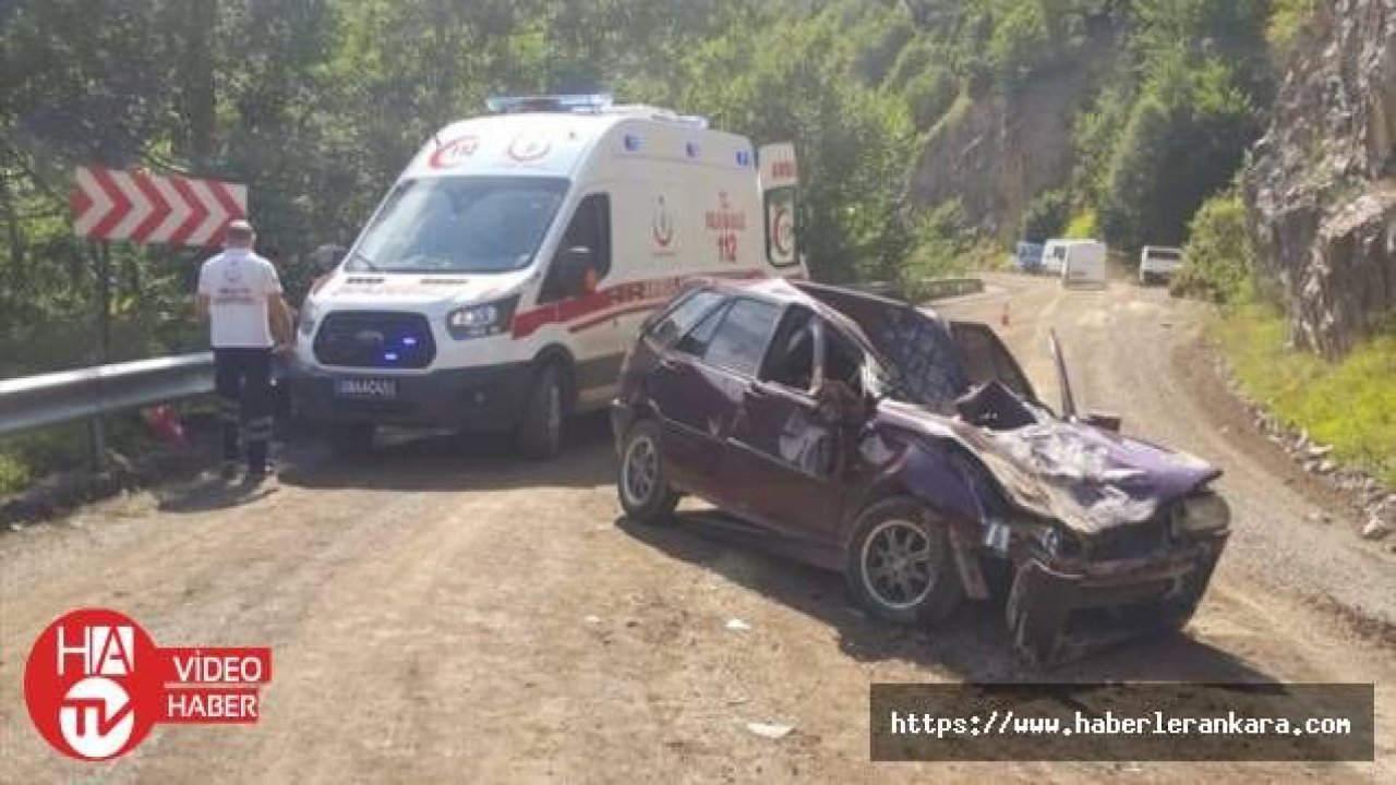 Giresun'da trafik kazaları: 4 yaralı