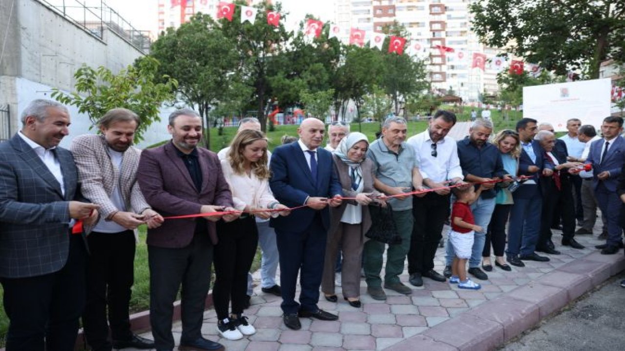 Keçiören’de Yusuf Kurtbeyoğlu parkı hizmete açıldı! Yusuf Kurtbeyoğlu Parkı Nerede, Ne Var?