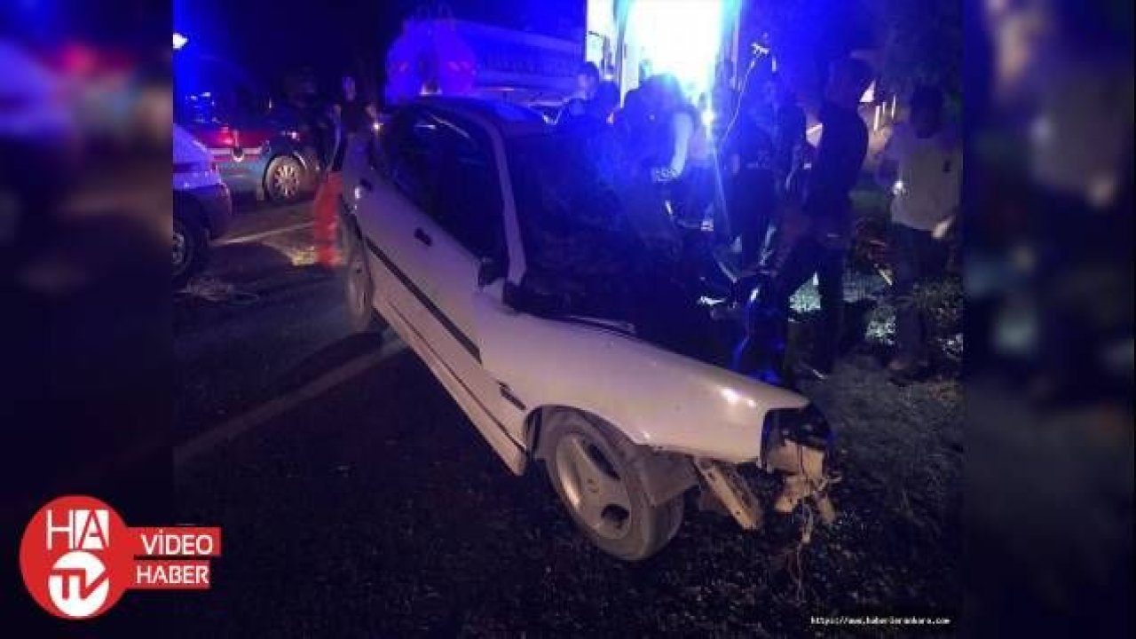 Burdur'da otomobil ile motosiklet çarpıştı: 1 ölü, 4 yaralı
