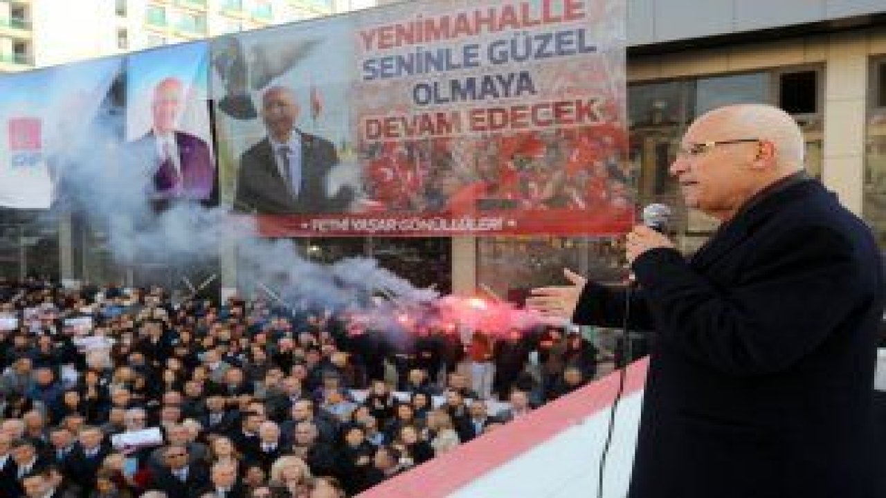 Fethi Yaşar; Yenimahalle Belediye Başkanlığı için 3’üncü kez aday