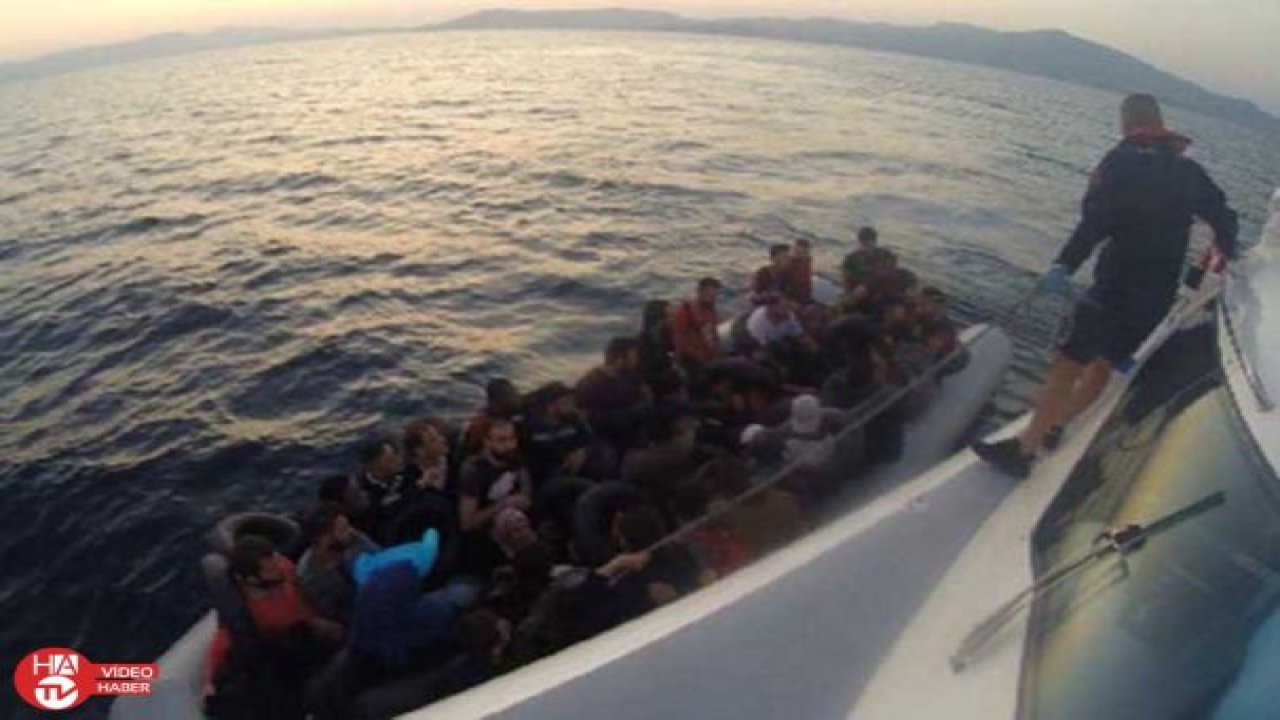 İzmir ve Ayvalık’ta 190 kaçak göçmen yakalandı