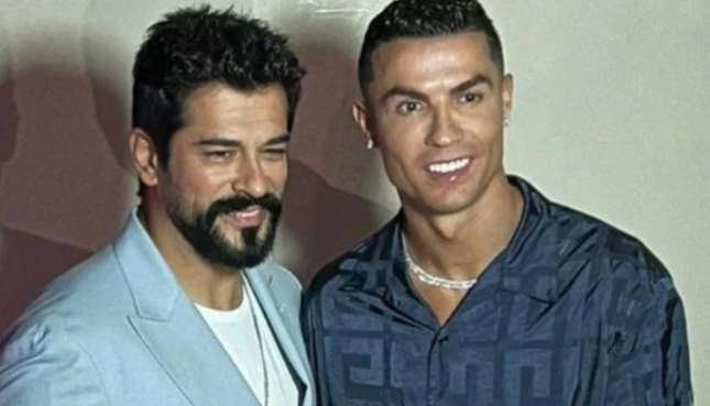 Burak Özçivit ve Cristiano Ronaldo Buluştu! Sosyal Medyayı Salladı! İşte O Anlar...