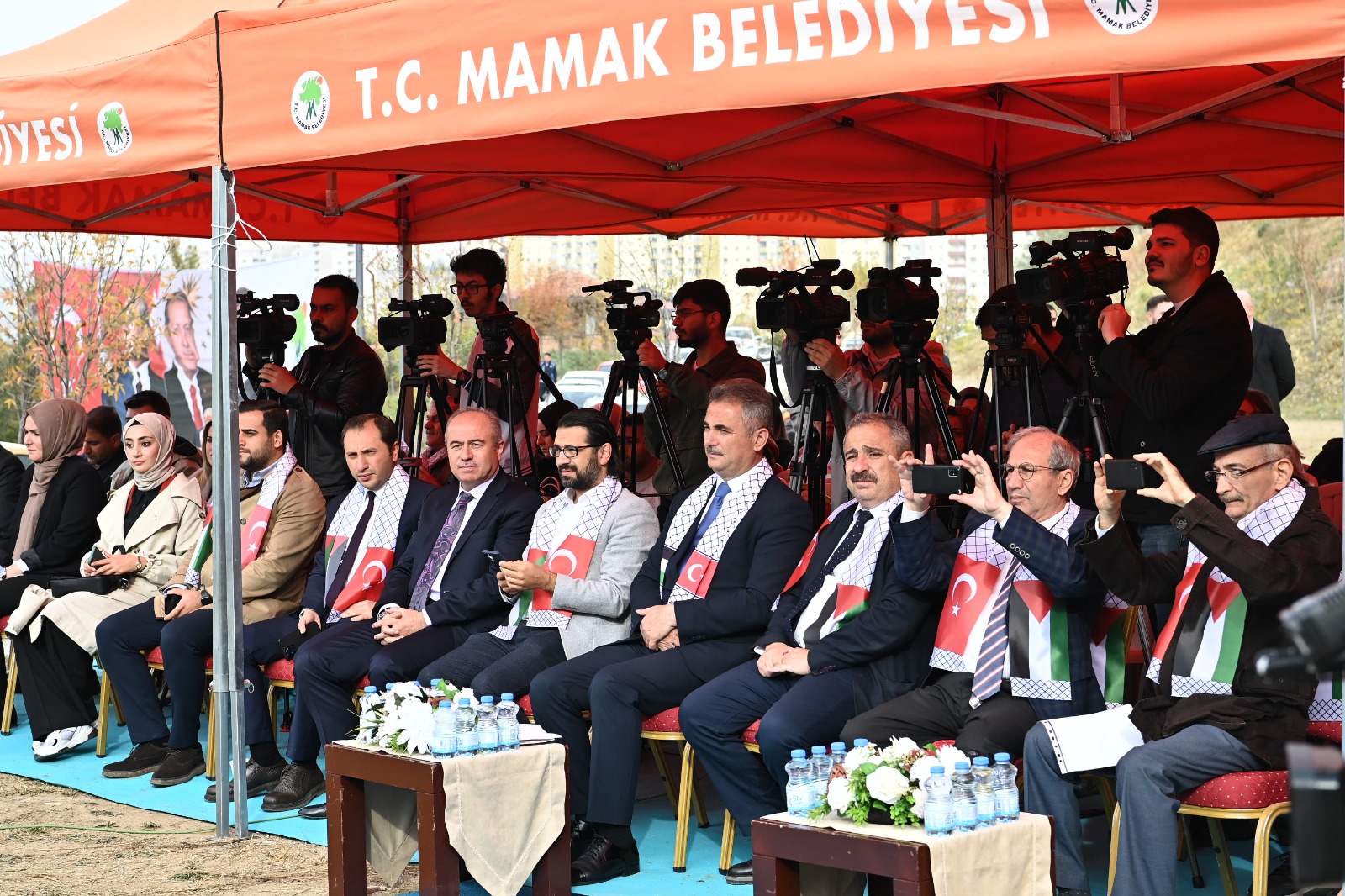 Filistinli Gazeteciler İçin Mamak'ta Hatıra Ormanı!