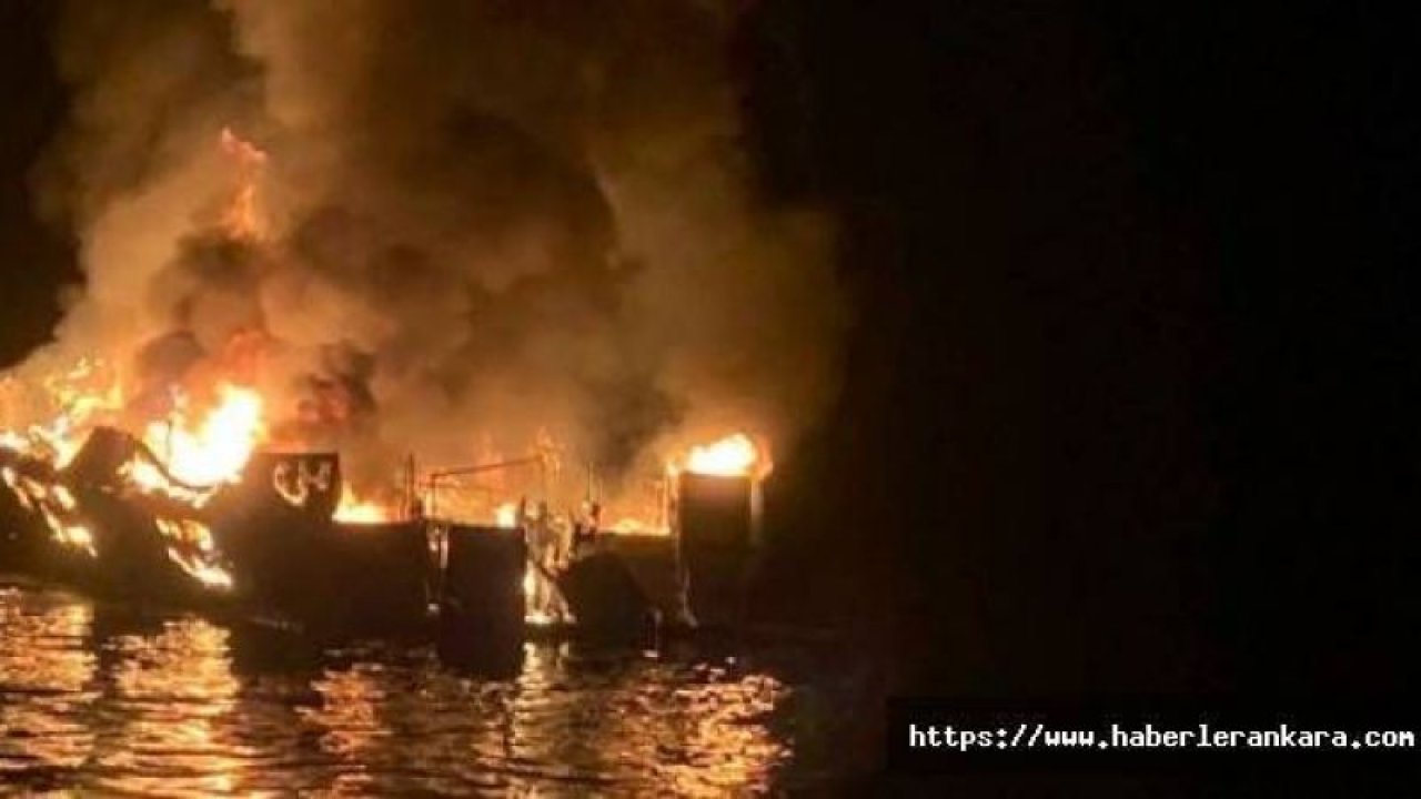 ABD'de teknede yangın: 4 ölü
