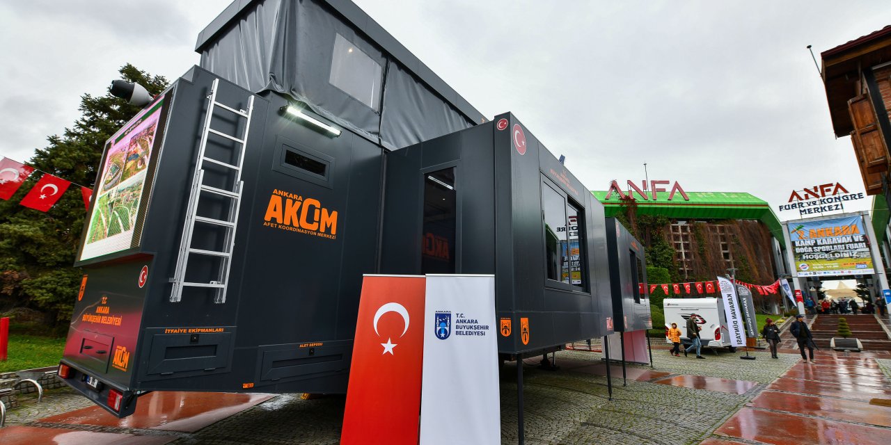 Ankara Büyükşehirden Olası Afetlere Karşı “gezici Afet Koordinasyon Merkezi”
