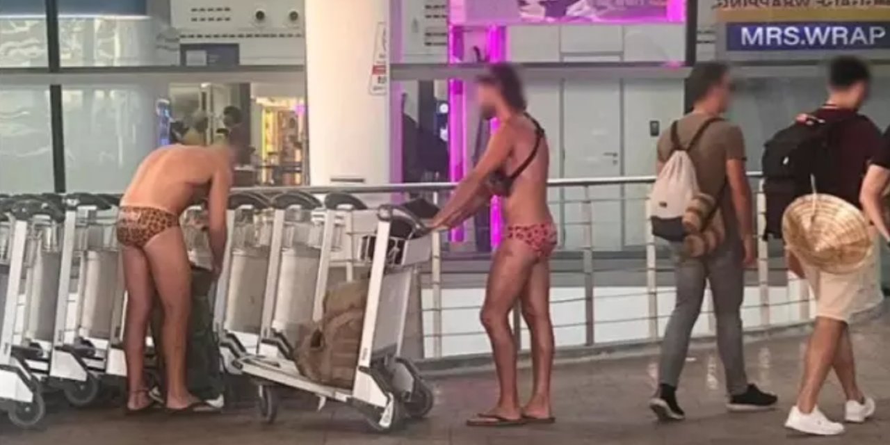Phuket Havalimanı'nda Turistlerin Slip Mayo Görüntüleri Sosyal Medyada Gündem Oldu! İşte O Anlar...