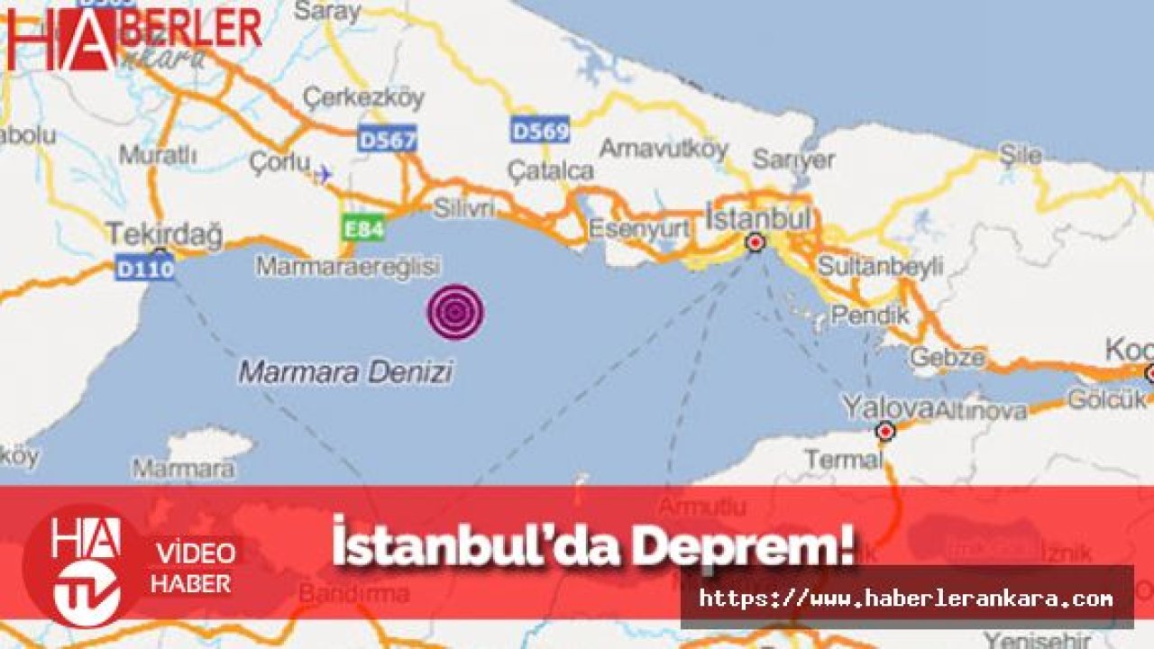 İstanbul 4.6 Şiddetinde Sallandı! 1 Saat İçerisinde 10 Deprem Meydana Geldi!