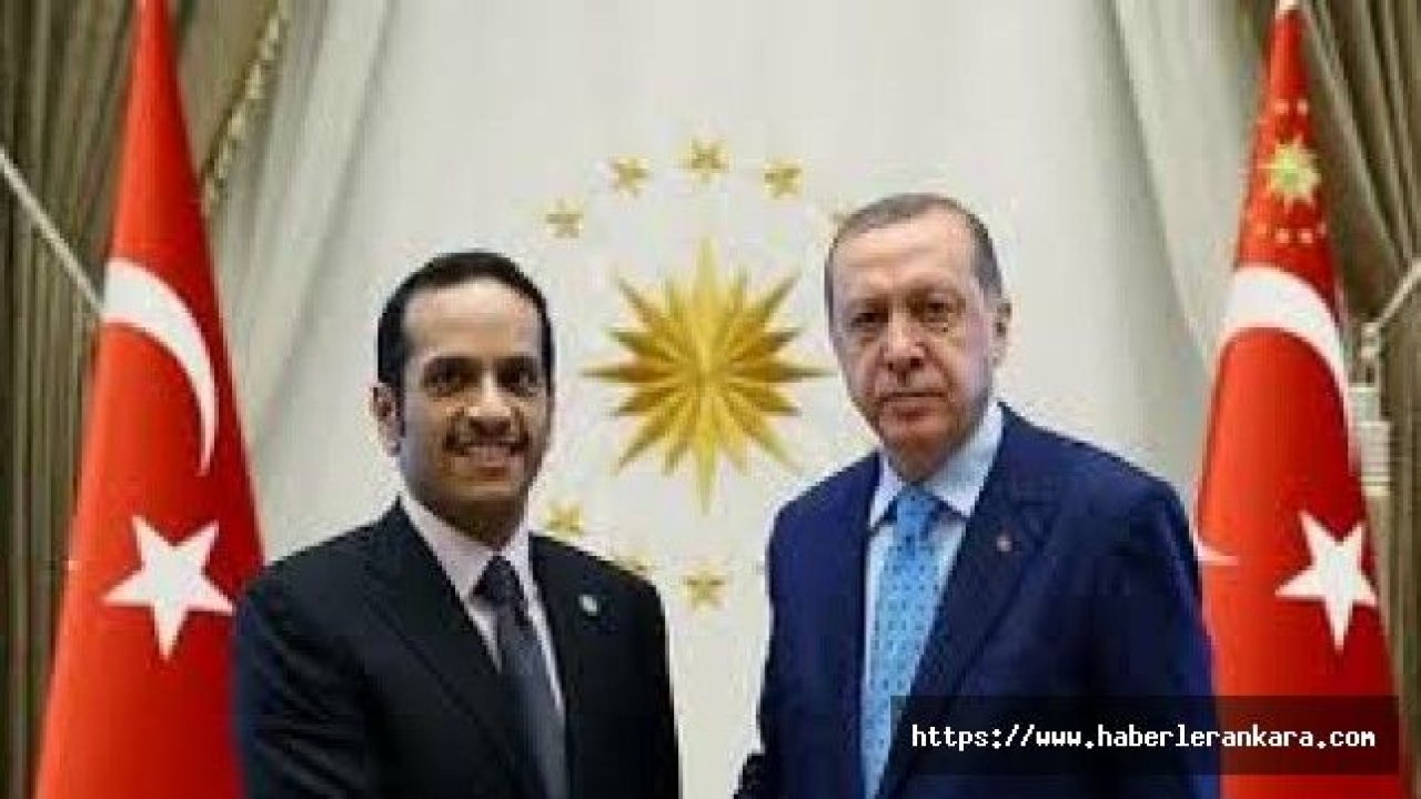 Cumhurbaşkanı Erdoğan, Katar Başbakan Yardımcısı ve Dışişleri Bakanı Sani'yi kabul etti
