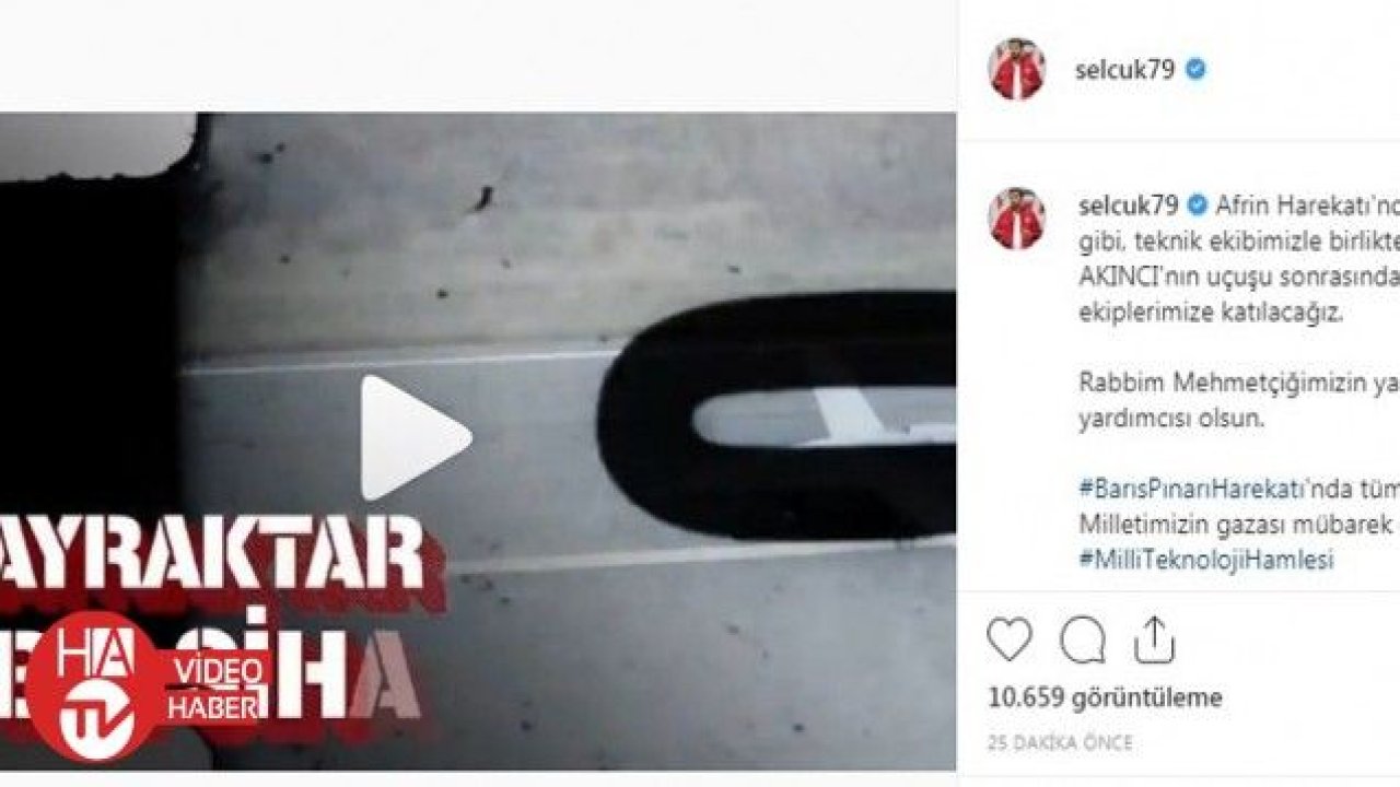 Selçuk Bayraktar: "AKINCI’nın uçuşu sonrasında arazideki ekiplerimize katılacağız"