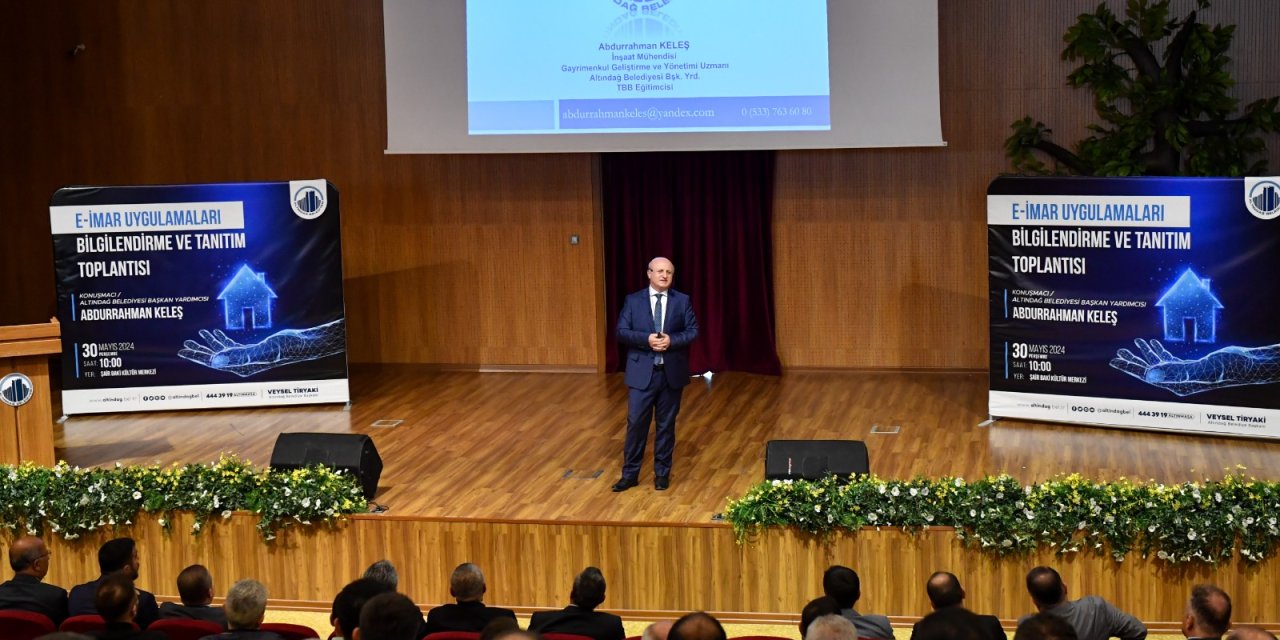 Altındağ’da E-imar Yönetim Sistemi Hayata Geçirildi! Zaman Ve Kağıt İsrafına Son...