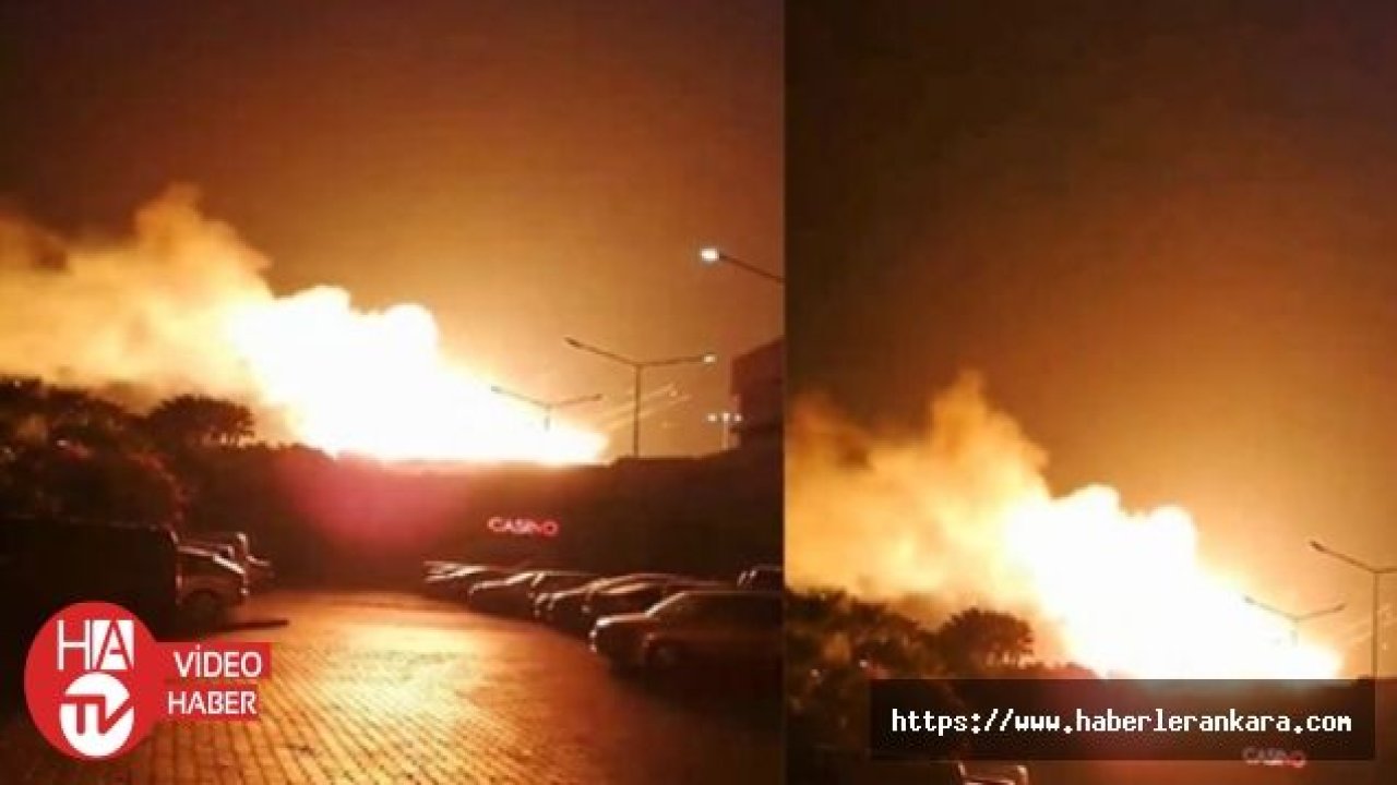 Girne'de askeri bölgedeki cephanelikte patlama