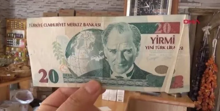 Eski 20 YTL'si Olan Yaşadı... 50 Bin TL'ye Satılabilir! Hatalı Basım Banknot Koleksiyoncuların Gözdesi Oldu!