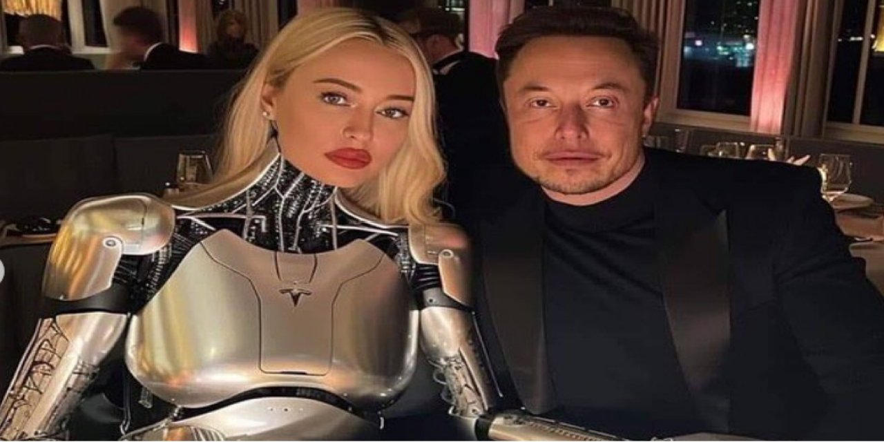 Elon Musk Nişanlandı! Robot Nişanlısının Güzelliği Pes Dedirtti... Akşam Yemeğinde Görüntülendi