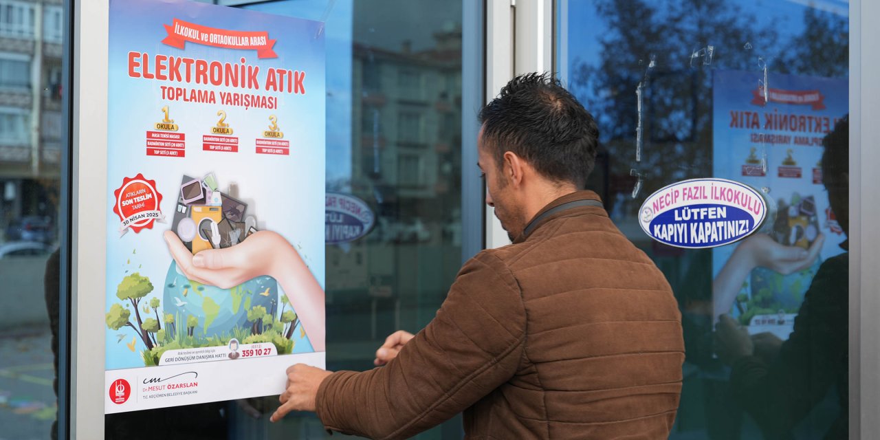 Keçiören’de “Elektronik Atık Toplama Yarışması” Başladı!