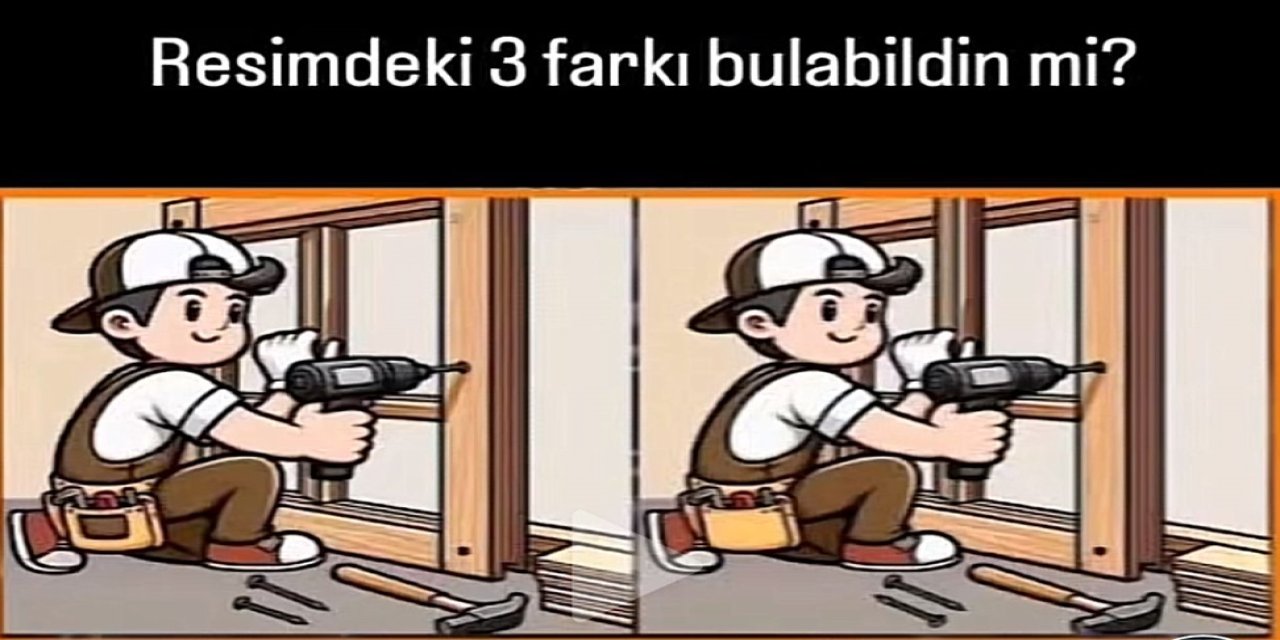 Resimdeki 3 Farkı Bulabildin Mi? IQ'su Yüksek Olanlar 10 Saniyede Çözüyor!