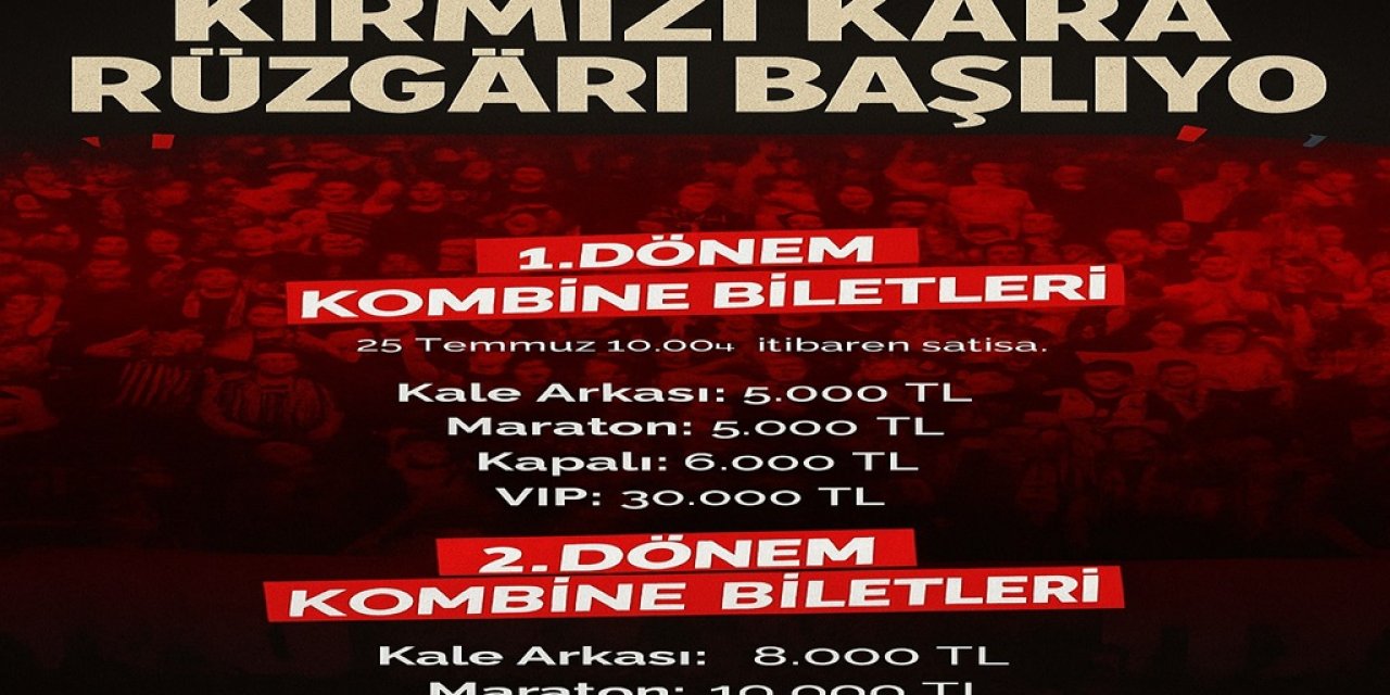 Süper Lig’de Kırmızı Kara Rüzgârı Başlıyo: Gençlerbirliği Kombine Bilet Fiyat Ve Tarihleri Belli Oldu!
