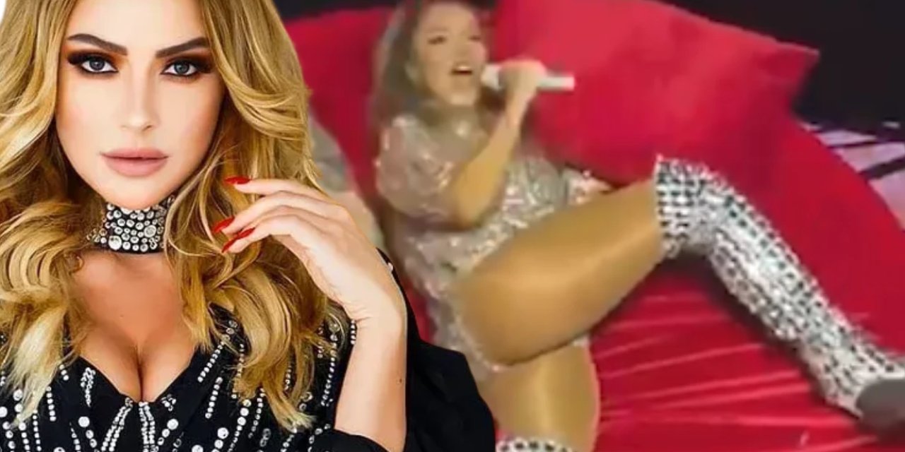 Hadise Yine Gündemde! Mini Elbisesiyle Sandalyeli Şov! Yatak Yetmedi, Bu Sefer Sandalye Sahneye Geldi! Yorumları Geldi!