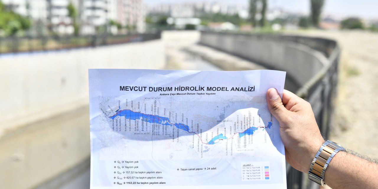 Ankara Çayı Taştı, Ortalık Göle Döndü! ASKİ Çalışma Başlattı... Keçiören Masada!